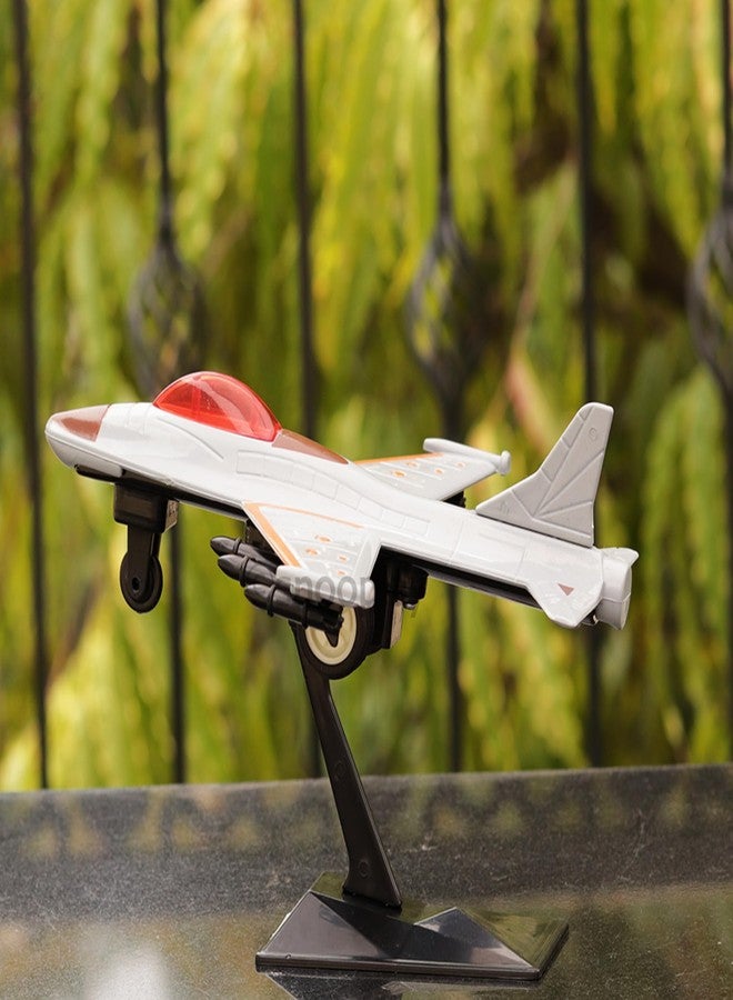 YUIOP - F16 Plane - Army Fighter Plane - Friction Powered Pull Back Toy Plane - Realistic Design - Vibrant Colors - Image 3